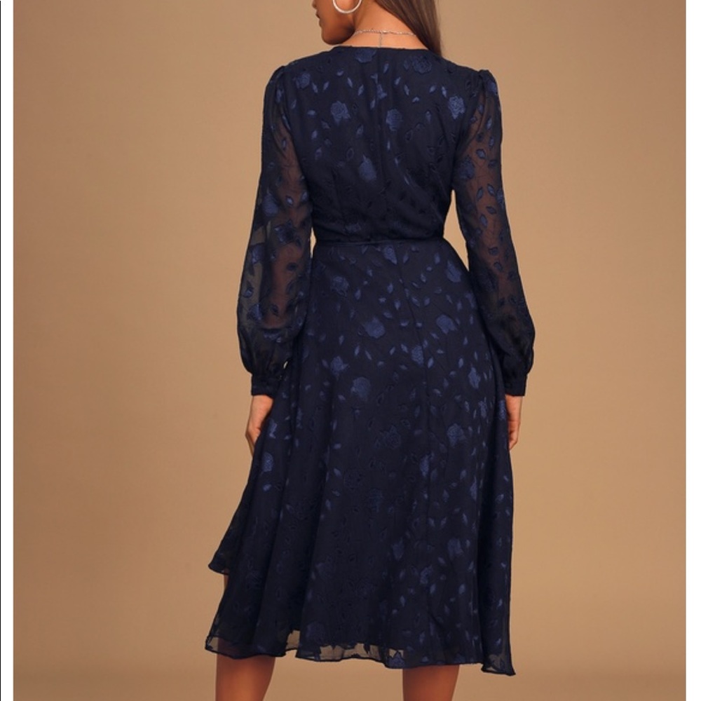 Blue wrap dress — BNWT - Picture 4 of 6